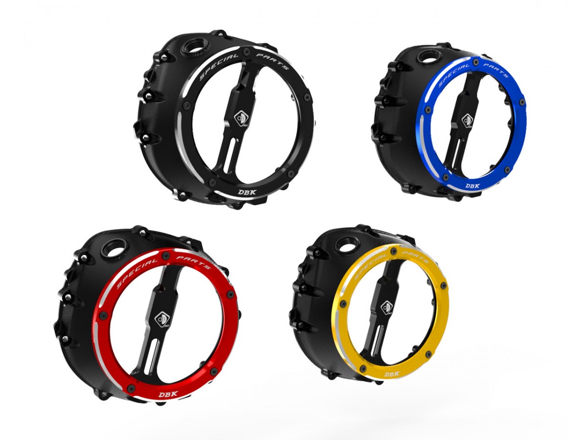 DBK Special Parts (Ducabike) EVO-3D Clear Wet Clutch Cover for the BMW S1000RR (2020+) / S1000R / S1000XR (2021+) / M1000RR / M1000R / M1000XR DBK Special Parts (Ducabike) EVO-3D Clear Wet Clutch Cover for the BMW S1000RR (2020+) / S1000R / S1000XR (2021+) / M1000RR / M1000R / M1000XR